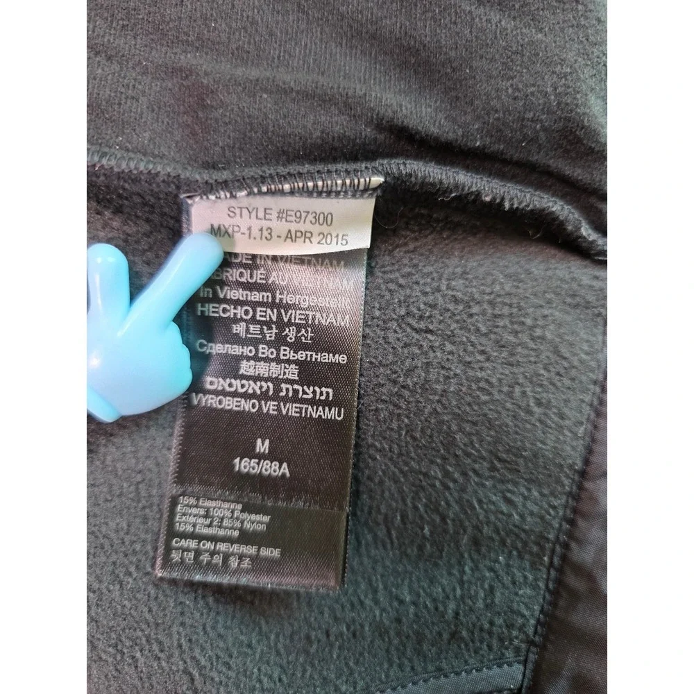 Marmot Softshell Jacket Womens Medium Black Faux Fur Hood Full Zip Fleece Lined